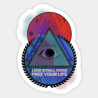 Mystical Eclipse Sticker